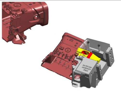汽車注塑模具 出風口產品模具設計結構拆解